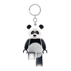 LEGO Plastic Black/White Panda Keychain w/LED Light