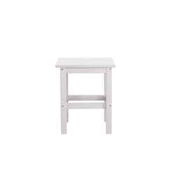 Durogreen White Square HDPE Classic Side Table