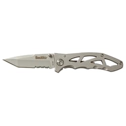 Smith's Caprella 6.9 in. Press and Flip Knife Gray 1 pc