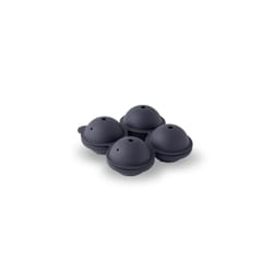 W&P Charcoal Silicone/Stainless Steel Sphere Ice Tray