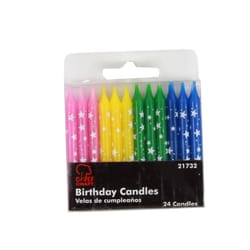 Chef Craft Assorted Unscented Scent Birthday Candles