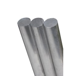 K&S 3/8 in. D X 36 in. L Stainless Steel Unthreaded Rod