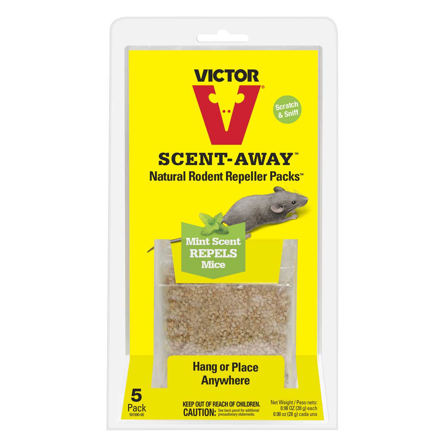 Victor ScentAway Animal Repellent Pouch For Rodents 5 pk Ace Hardware