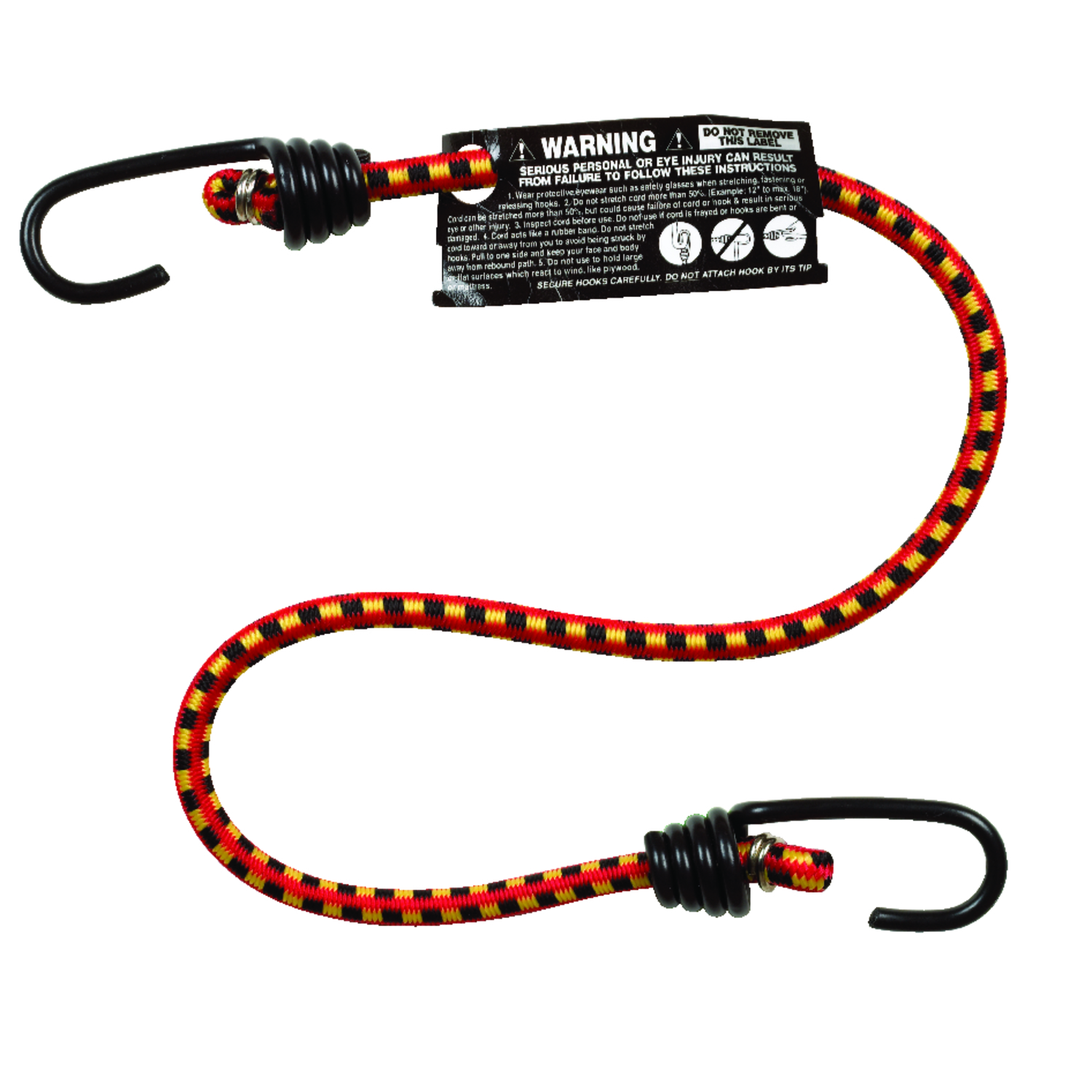 Keeper Assorted Bungee Cord 24 in. L x 