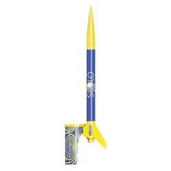 Estes Industries Solo Model Rocket Plastic Blue/Yellow