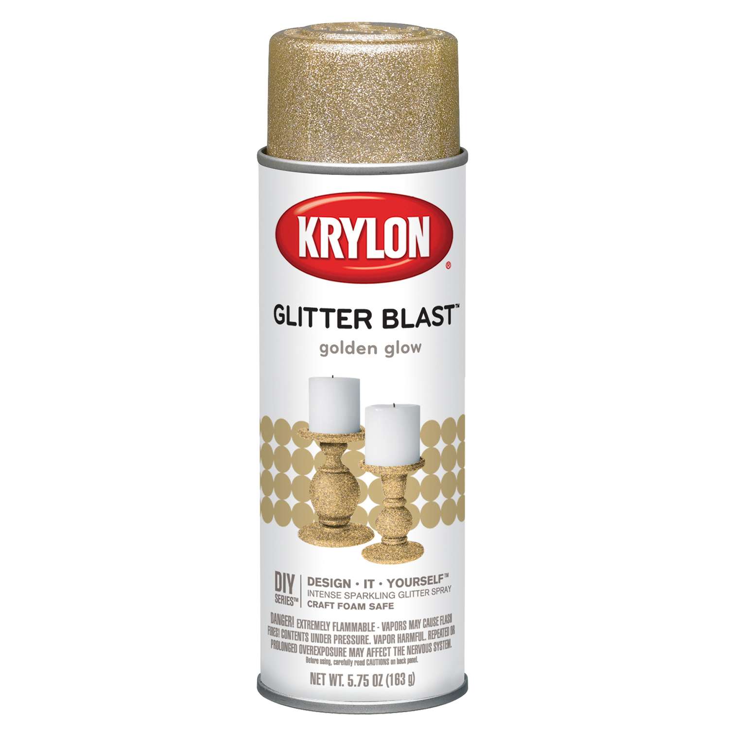Krylon Golden Glow Glitter Blast Spray Paint 5.75 oz. Ace Hardware