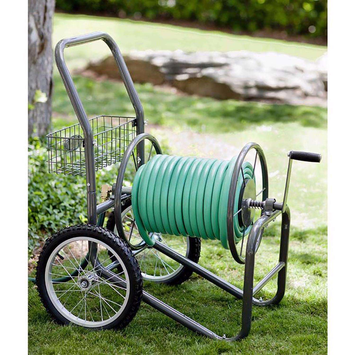 Liberty Garden 250 ft. Bronze Wheeled Hose Reel Cart - Ace Hardware