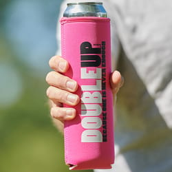 DoubleUp Can Cooler Pink
