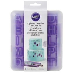 Wilton Letter and Number Fondant Tool Set 42 pc