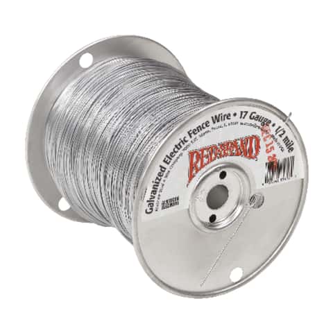 Red Brand Electric-Powered Electric Fence Wire Silver Red Brand Electric-Powered Electric Fence Wire Silver