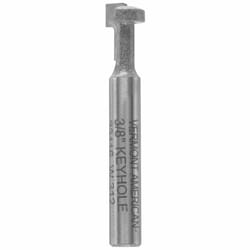 Vermont American 3/8 in. D X 3/8 in. X 1 in. L Carbide Tipped Keyhole Router Bit
