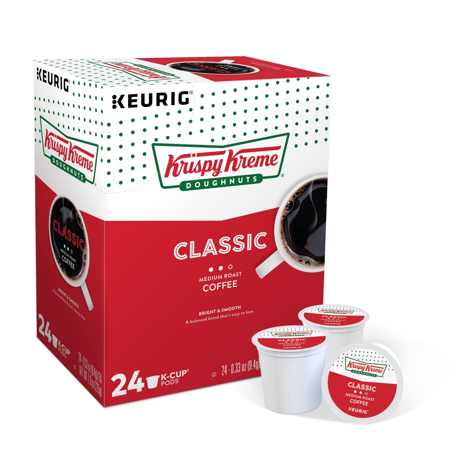 Photos - Other interior and decor Keurig Krispy Kreme Doughnuts Original Glazed Coffee K-Cups 24 pk 50003300 