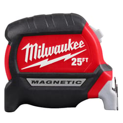 Milwaukee 25 in. L X 2.33 in. W Compact Tape Measure 1 pk