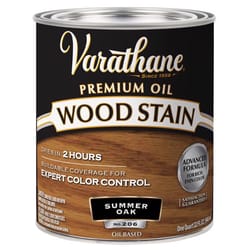 Varathane Semi-Transparent Summer Oak Oil-Based Urethane Modified Alkyd Wood Stain 1 qt