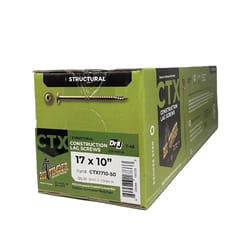 Big Timber No. 17 Ga. X 10 in. L Star Round Head Coarse Construction Screws