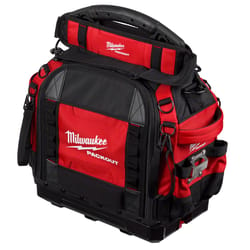 Milwaukee PACKOUT 10 in. W X 19.8 in. H Ballistic Tool Bag 65 pocket Black/Red 1 pc