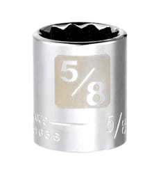 Craftsman 5/8 in. S X 3/8 in. drive S SAE 12 Point Standard Socket 1 pc