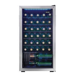 Dandy 3.3 ft³ Black/Silver Stainless Steel Wine Cooler 115 W