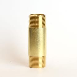ATC 3/4 in. MPT 3/4 in. D MPT Yellow Brass Nipple 3 in. L