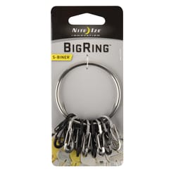 Nite Ize BigRing 2 in. D Stainless Steel Silver Loop Key Ring