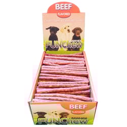 Fun Chew Beef Dental Stick For Dog 4.5 lb 5 in. 160 pk