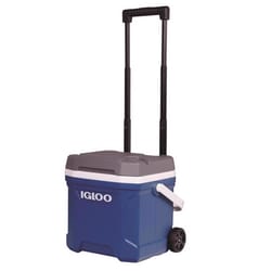 Igloo Blue/Gray 16 qt Roller Cooler