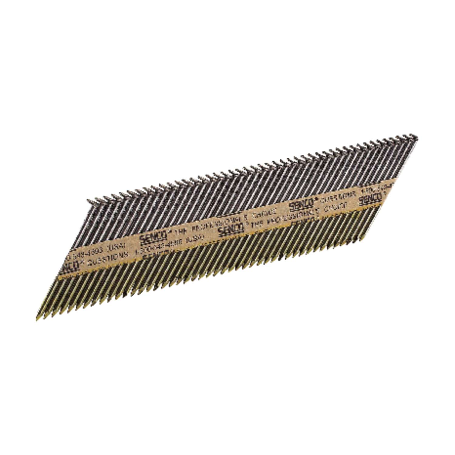 Senco 23/8 in. Angled Strip Framing Nails 34 deg Smooth Shank 2500 pk