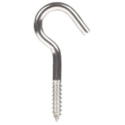 Hampton Small Stainless Steel 4.1875 in. L Clothesline Hook 215 lb 1 pk