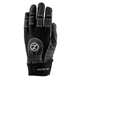 Zero Friction Men's Compression-Fit Work Gloves Black One Size Fits Most 1 pair