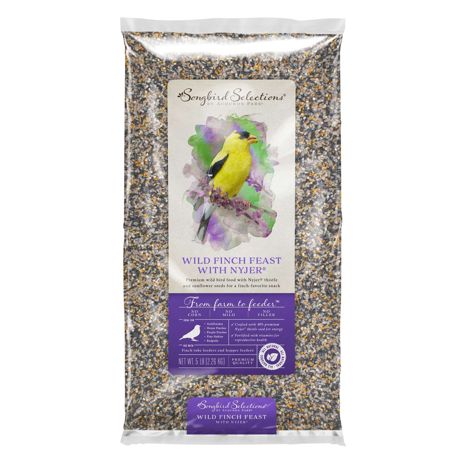 Global Harvest Foods Songbird Selections Finches Bird Seed Nyger Thistle Seed 5 lb. Ace Hardware