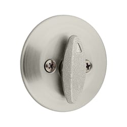 Kwikset Satin Nickel Zinc Single Sided Deadbolt