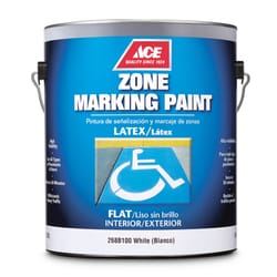 Ace  White  Zone Marking Paint  1 gal. 