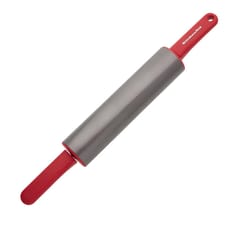KitchenAid 22 in. L X 2.5 in. D Carbon Steel Rolling Pin Gray/Red
