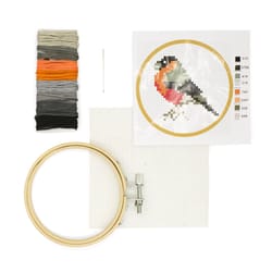 Kikkerland Bird Embroidery Kit Cotton/Polyerster Fabric 1 pk