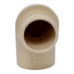 Charlotte Pipe 3/4 in. Spigot X 3/4 in. D Socket CPVC 90 Degree Street Elbow 1 pk