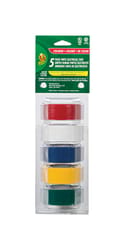 Duck 3/4 in. W X 12 ft. L Assorted Vinyl Electrical Tape