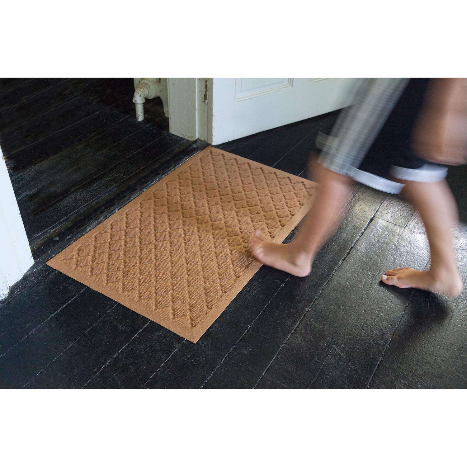 1pc Diy Wild Flowers Indoor Outdoor Door Mats Stain And Fade Resistant Door  Mat Easy Clean