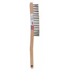 Warner 3 in. W X 13 in. L Stainless Steel Wire Brush