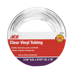 Ace ProLine 5/16 in. D X 7/16 in. D PVC Vinyl Tubing