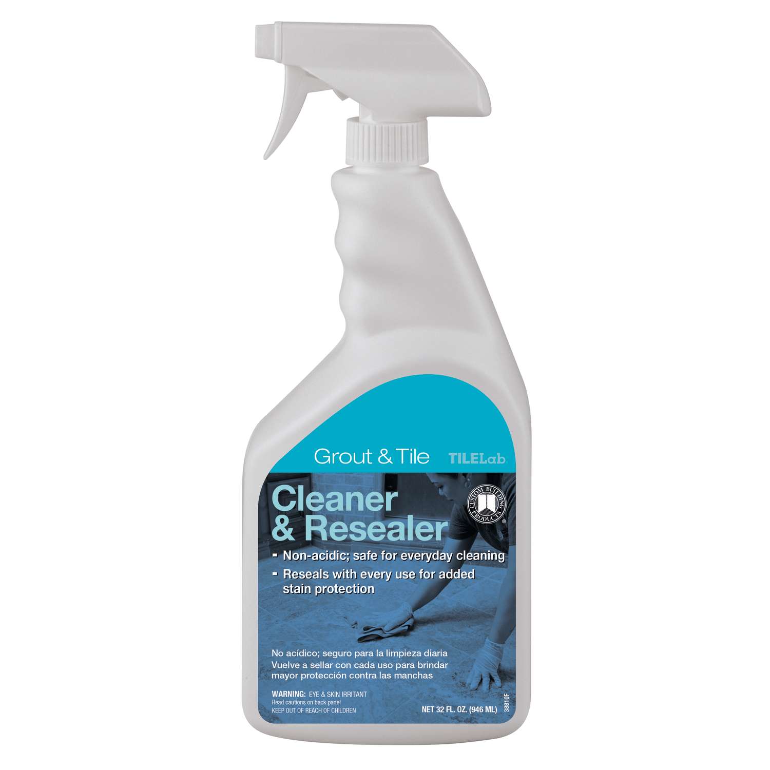 Custom Building Products TileLab Commercial and Residential Topical Cleaner  and Re-Sealer 1 qt