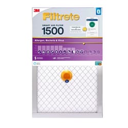 Filtrete 16 in. W X 25 in. H X 1 in. D Polypropylene 1500 MPR Smart Air Filter 1 pk