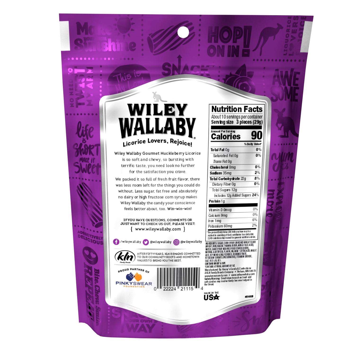 Wiley Wallaby Huckleberry Licorice 10 oz - Ace Hardware