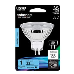 Feit Enhance MR16 GU5.3 LED Bulb Daylight 35 Watt Equivalence 1 pk