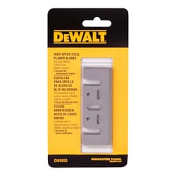 DeWalt High Speed 3-1/4 in. L High Speed Steel Planer Blade 2 pk