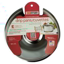Range Kleen Steel Drip Pan 8 in. W X 8 in. L