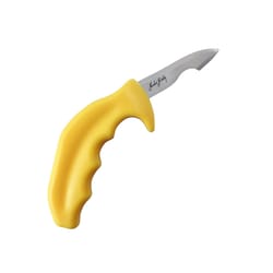 Shucker Paddy Yellow Polypropylene/Stainless Steel Oyster Knife