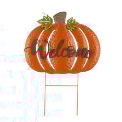Glitzhome 29.72 in. Pumpkin Stake Yard Decor