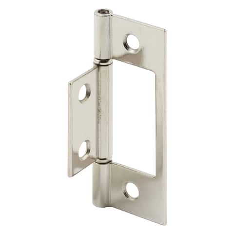 Prime-Line 3 in. L Satin Nickel Bi-fold Door Hinge 2 pk - Ace Hardware