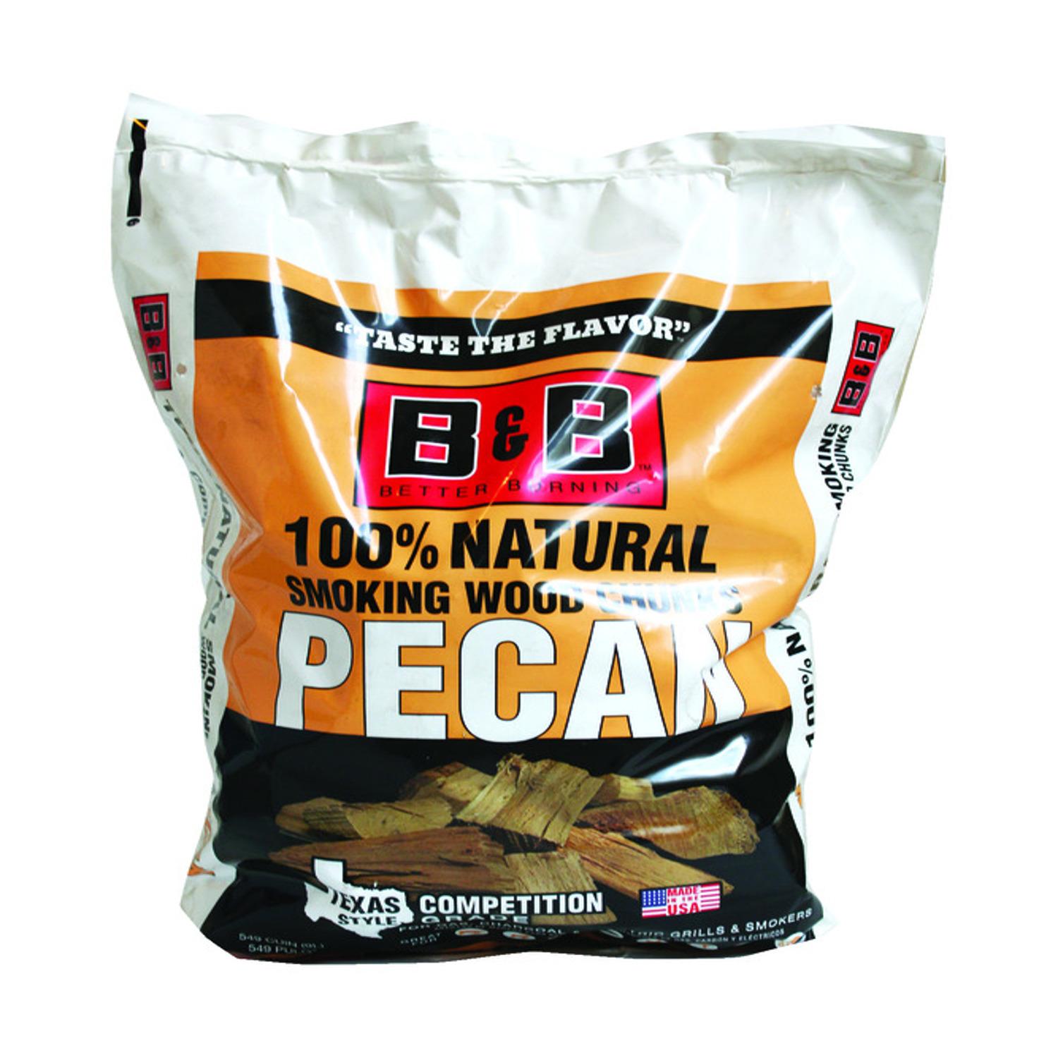 B&B Charcoal All Natural Pecan Wood Smoking Chunks 549 Cu In - Ace Hardware