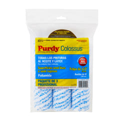 Purdy Colossus Polyamide Fabric 9 in. W X 1/2 in. Regular Paint Roller Cover 3 pk